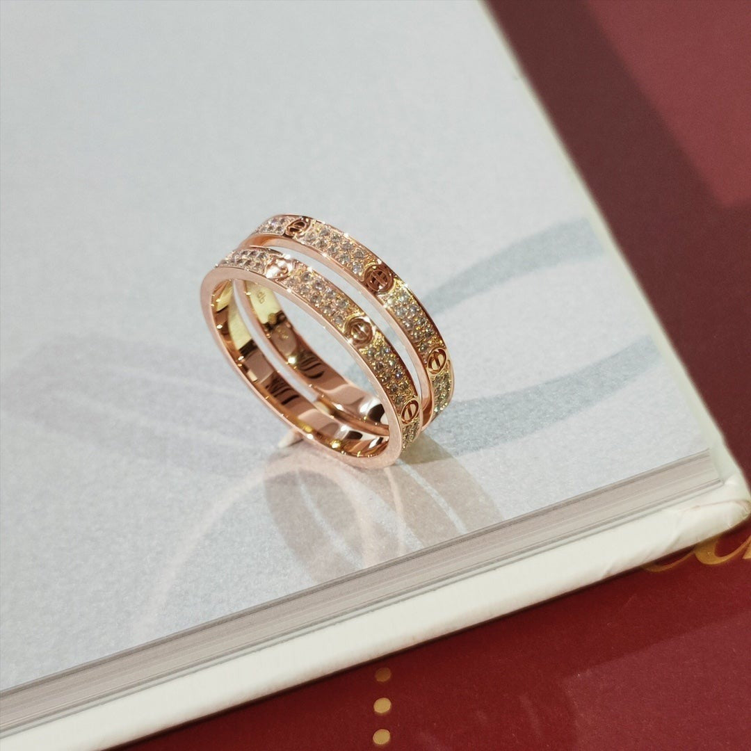 [Plus&Max]LOVE RING 2.65MM DIAMOND
