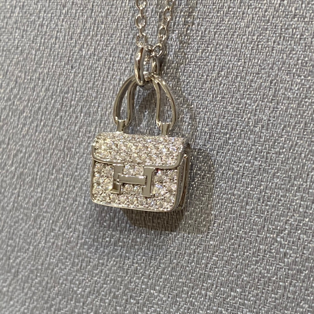 [Plus&Max]CONSTANCE PEDANT DIAMOND NECKLACE