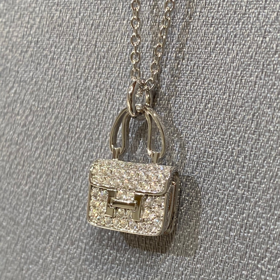 [Plus&Max]CONSTANCE PEDANT DIAMOND NECKLACE