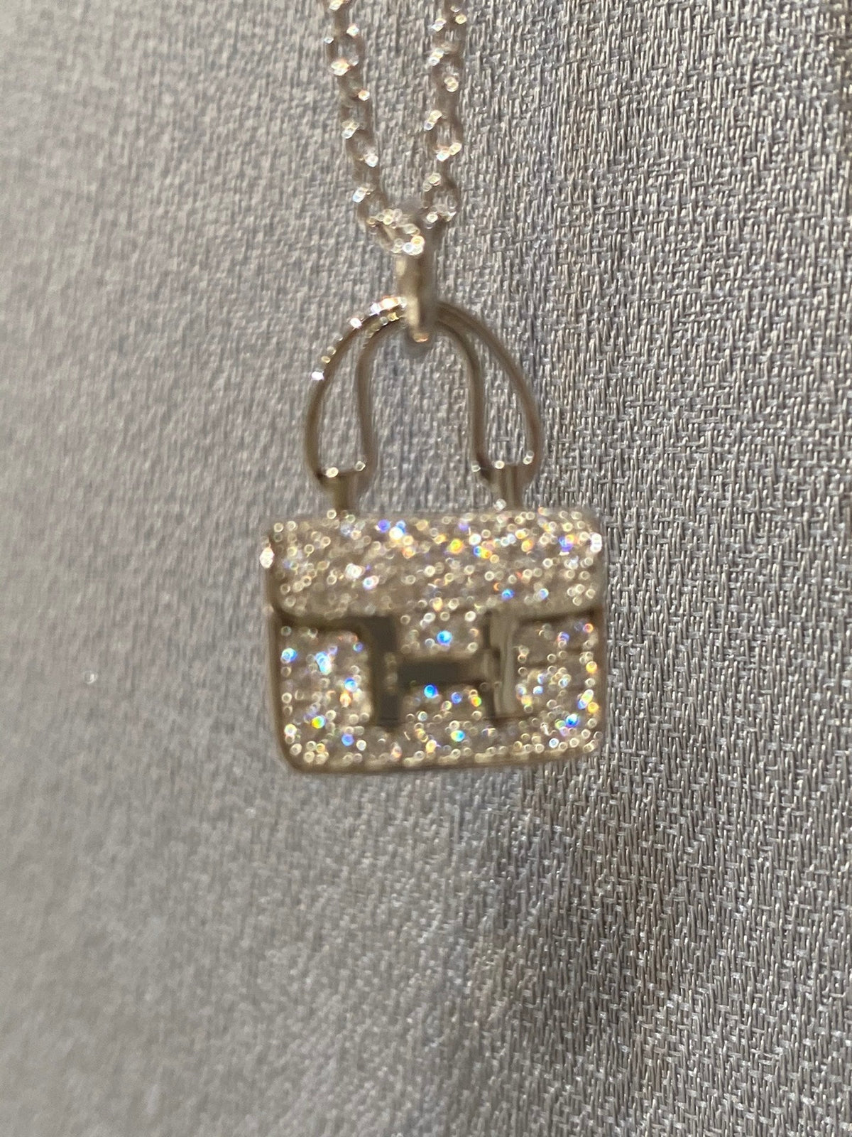 [Plus&Max]CONSTANCE PEDANT DIAMOND NECKLACE