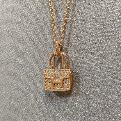 [Plus&Max]CONSTANCE PEDANT DIAMOND NECKLACE