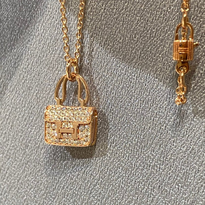[Plus&Max]CONSTANCE PEDANT DIAMOND NECKLACE