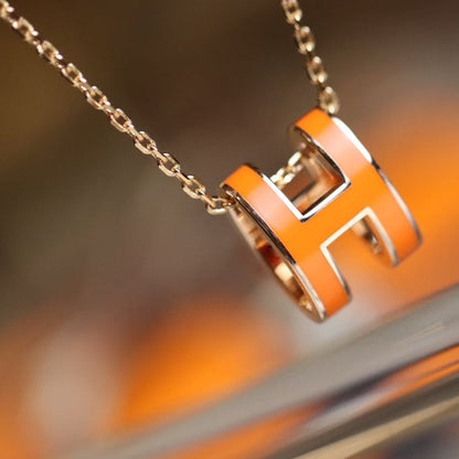 [Plus&Max]POP H PEDANT PINK GOLD
