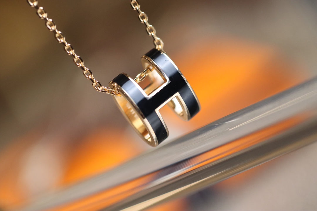 [Plus&Max]POP H PEDANT PINK GOLD