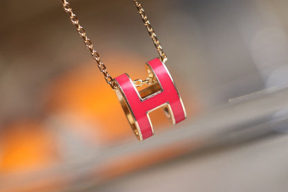 [Plus&Max]POP H PEDANT PINK GOLD