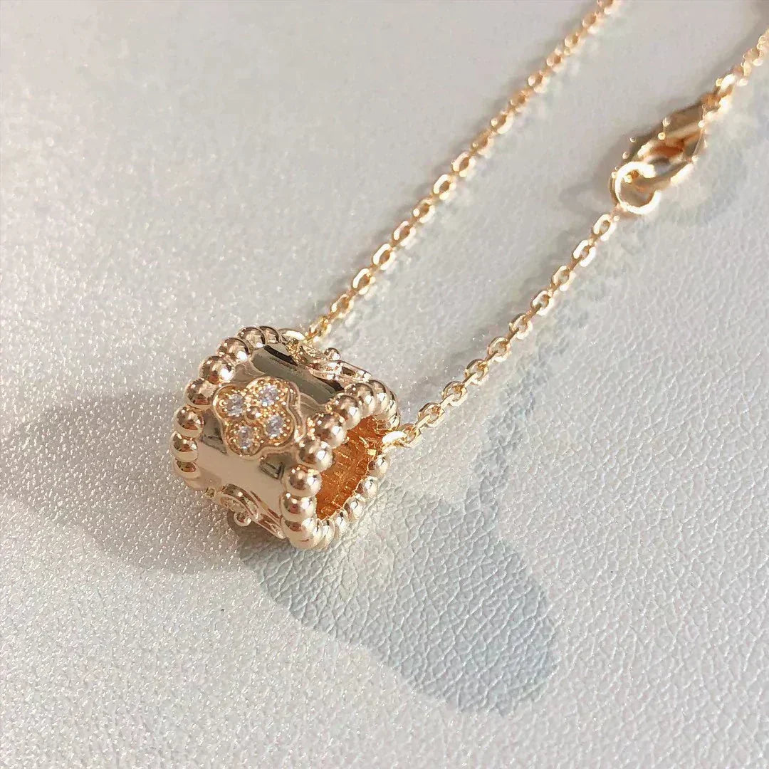 [Plus&Max]PERLEE PEDANT NECKLACE GOLD / ROSE GOLD