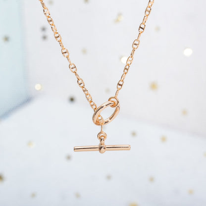 [Plus&Max]ECHAPPEE NECKLACE PINK GOLD