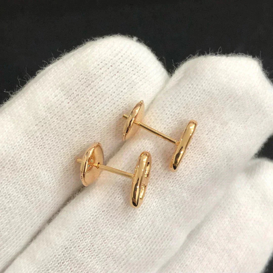 [Plus&Max]CHAINE SMALL EARRINGS GOLD AND SILVER