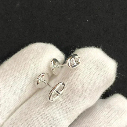 [Plus&Max]CHAINE SMALL EARRINGS GOLD AND SILVER