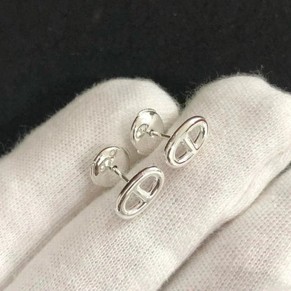 [Plus&Max]CHAINE SMALL EARRINGS GOLD AND SILVER