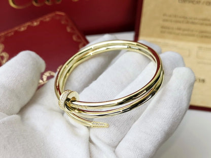 [Plus&Max]JUSTE BRACELET 3.5MM DOUBLE ROW DIAMOND