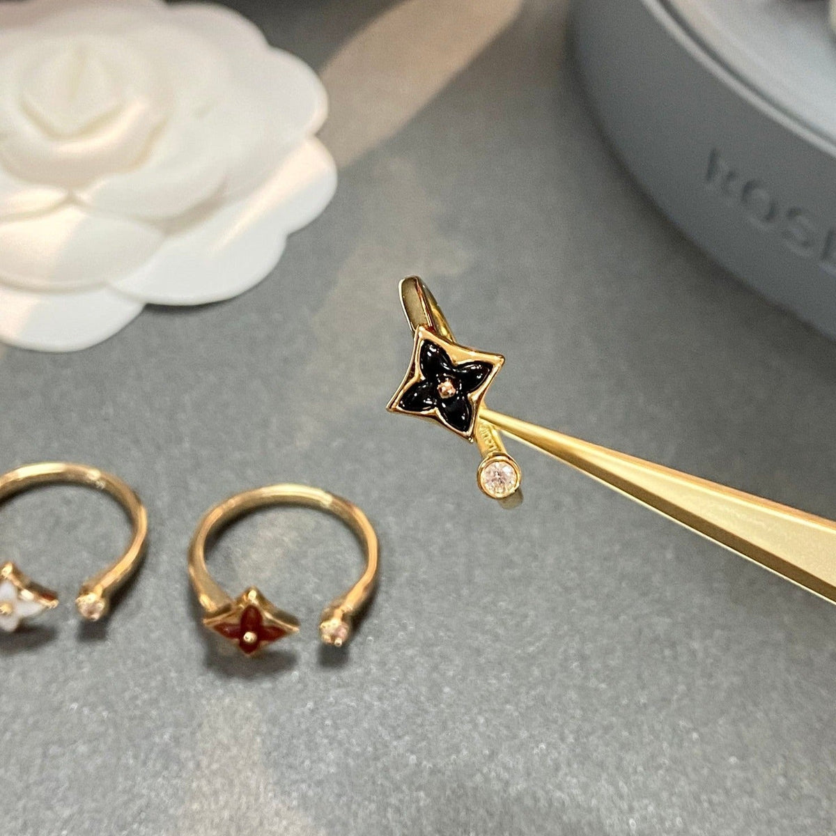 [Plus&Max]STAR 1 DIAMOND OPEN RING
