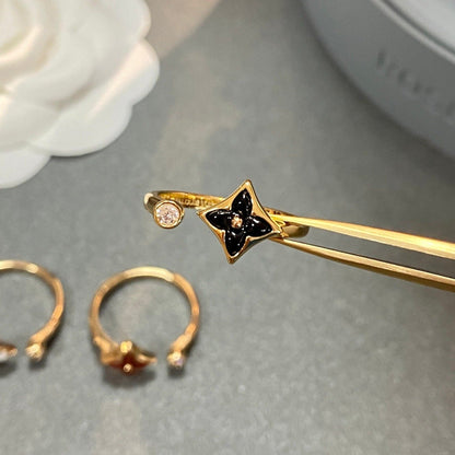[Plus&Max]STAR 1 DIAMOND OPEN RING