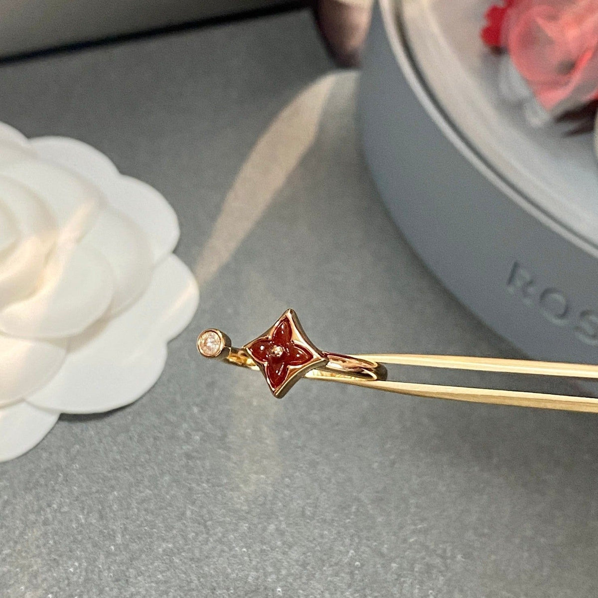[Plus&Max]STAR 1 DIAMOND OPEN RING