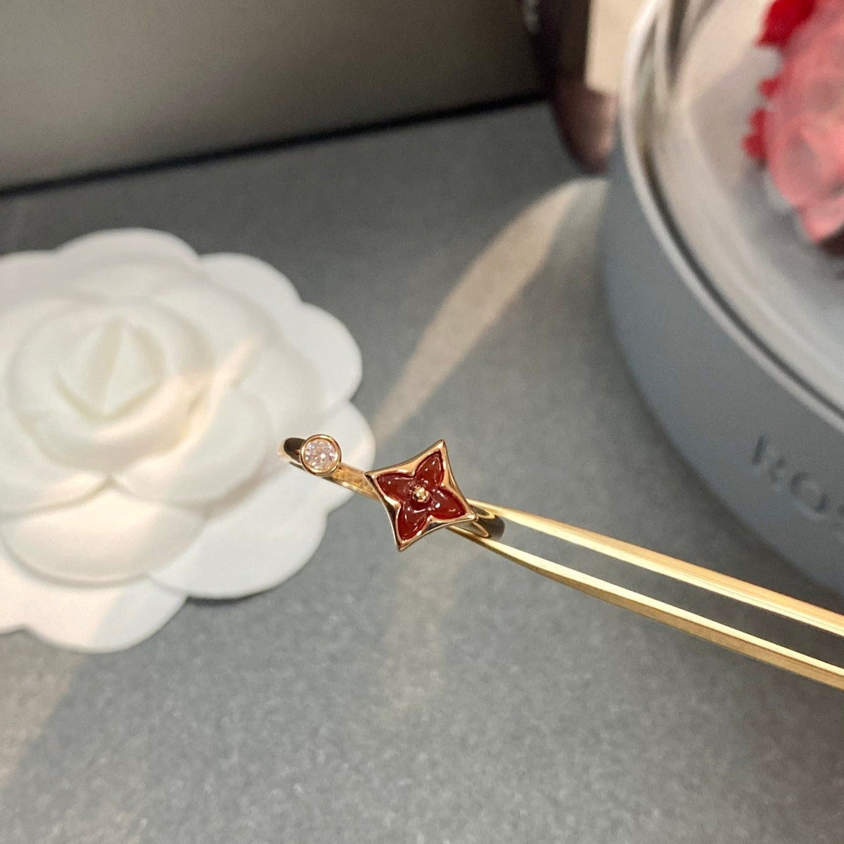 [Plus&Max]STAR 1 DIAMOND OPEN RING