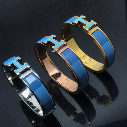 [Plus&Max]H BRACELET BLUE RAINBOW CERAMIC