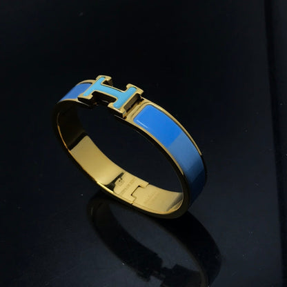 [Plus&Max]H BRACELET BLUE RAINBOW CERAMIC