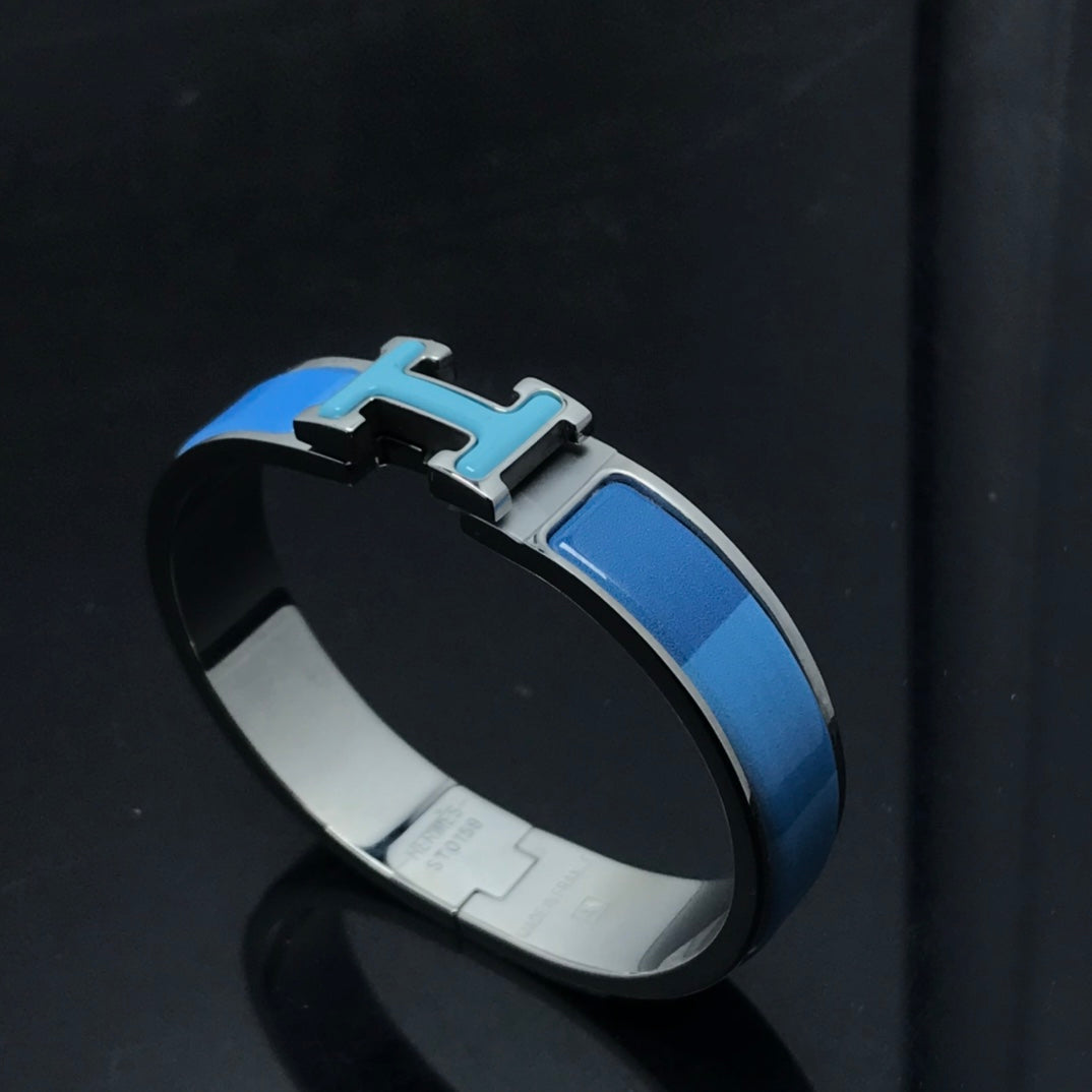 [Plus&Max]H BRACELET BLUE RAINBOW CERAMIC