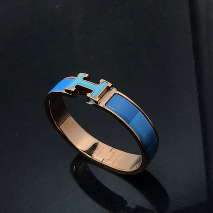 [Plus&Max]H BRACELET BLUE RAINBOW CERAMIC