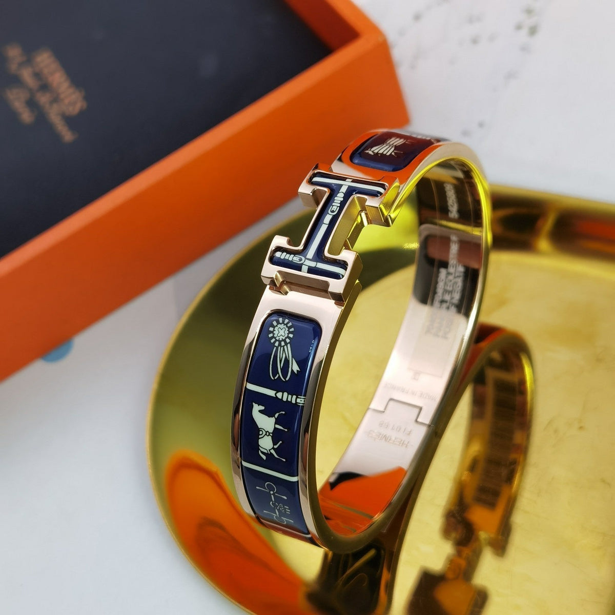 [Plus&Max]H COUVERTURES DARK BLUE BRACELET