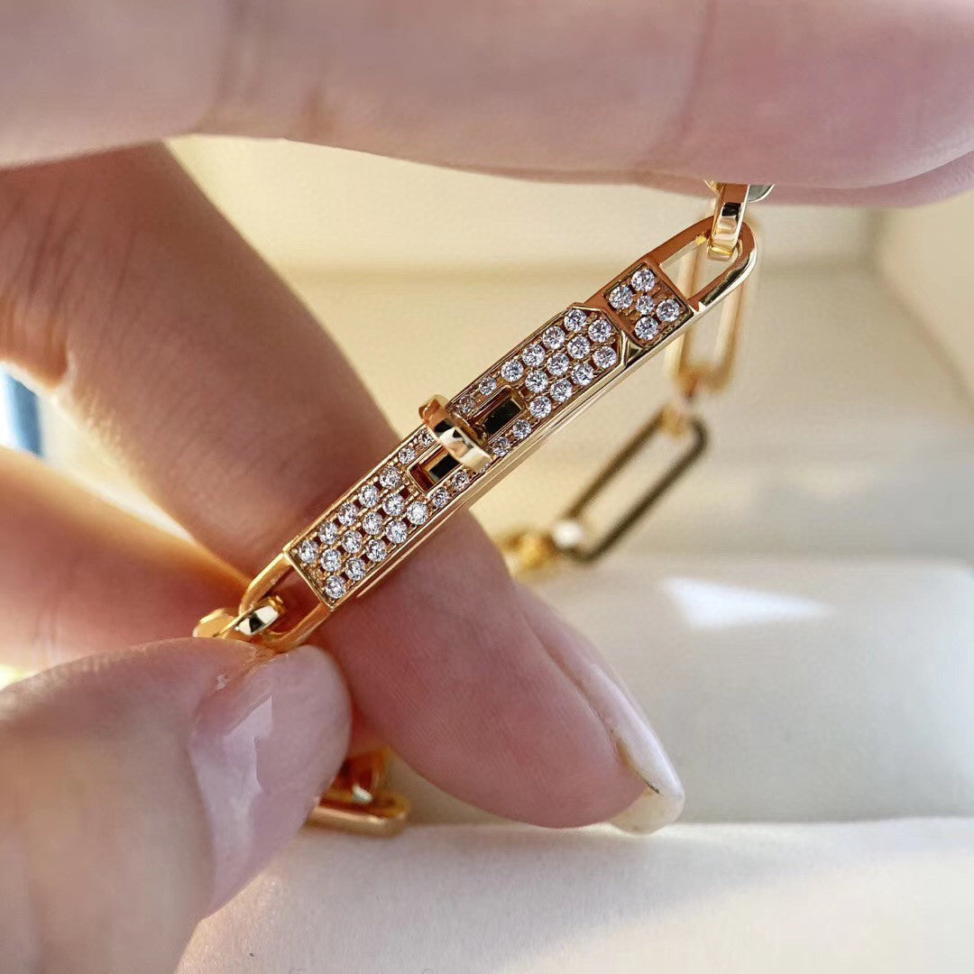 [Plus&Max]CHAINE BRACELET SMALL MODEL DIAMOND