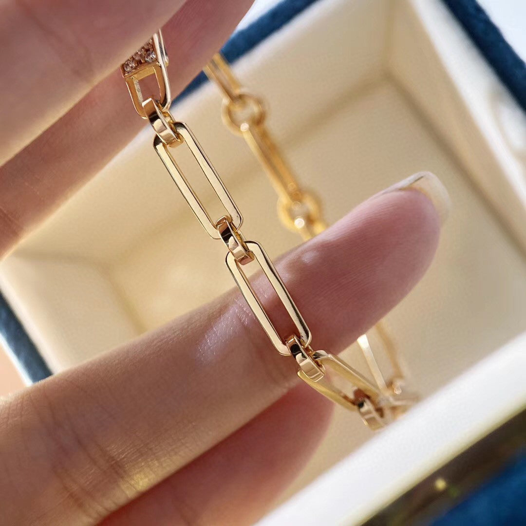 [Plus&Max]CHAINE BRACELET SMALL MODEL DIAMOND
