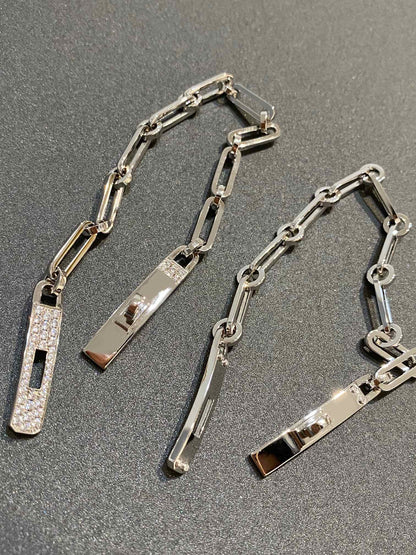 [Plus&Max]CHAINE BRACELET SMALL MODEL DIAMOND