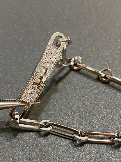 [Plus&Max]CHAINE BRACELET SMALL MODEL DIAMOND