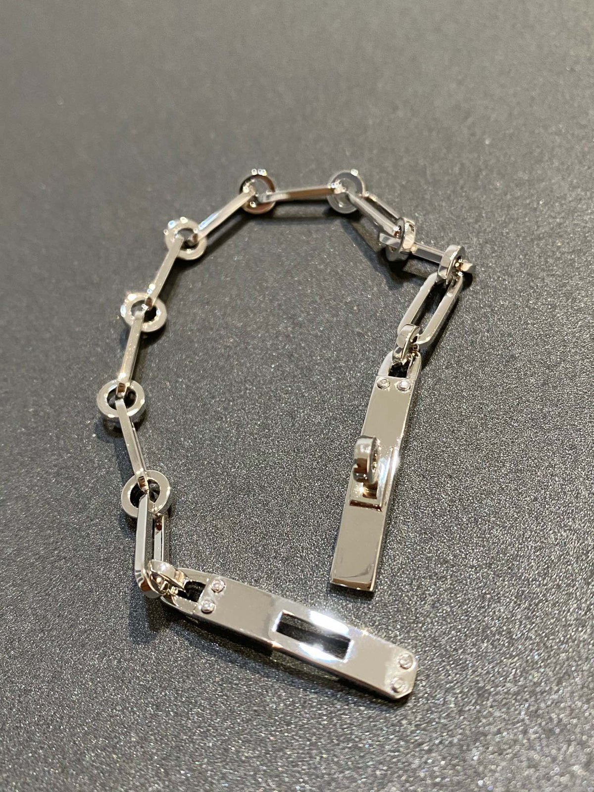 [Plus&Max]CHAINE BRACELET SMALL MODEL DIAMOND