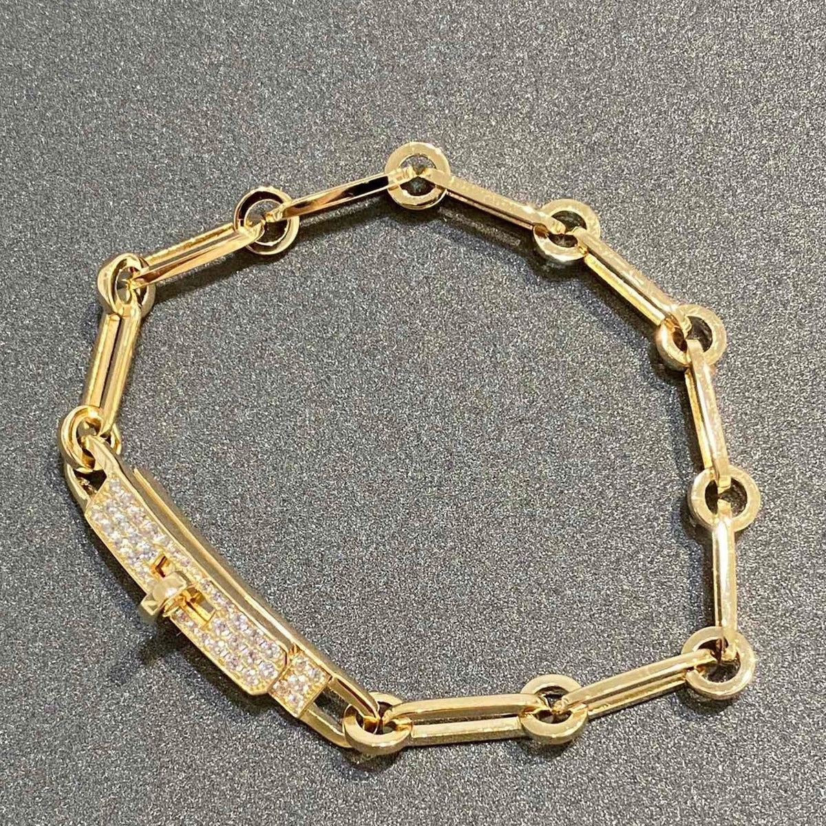 [Plus&Max]CHAINE BRACELET SMALL MODEL DIAMOND
