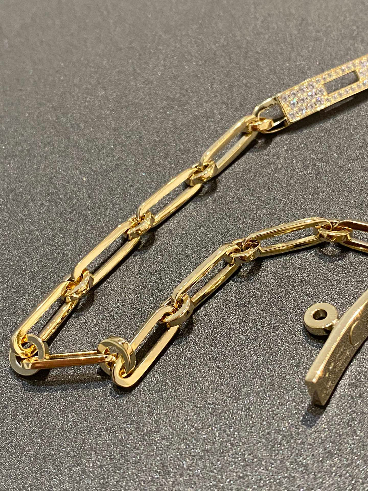 [Plus&Max]CHAINE BRACELET SMALL MODEL DIAMOND