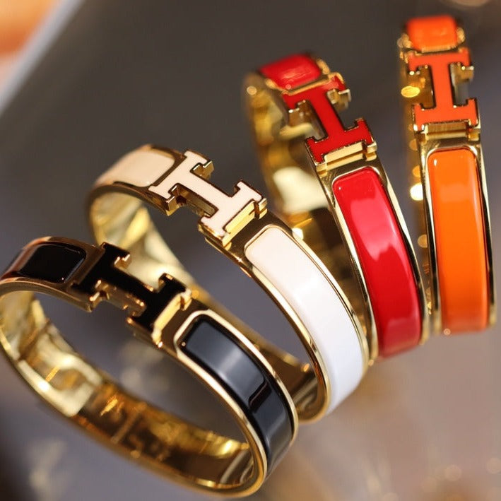[Plus&Max]H BRACELET 12MM GOLD