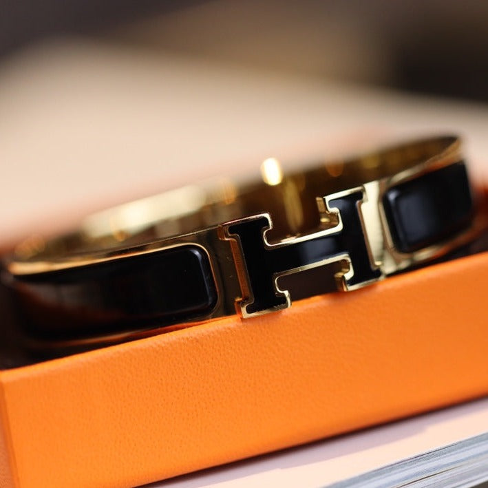 [Plus&Max]H BRACELET 12MM GOLD