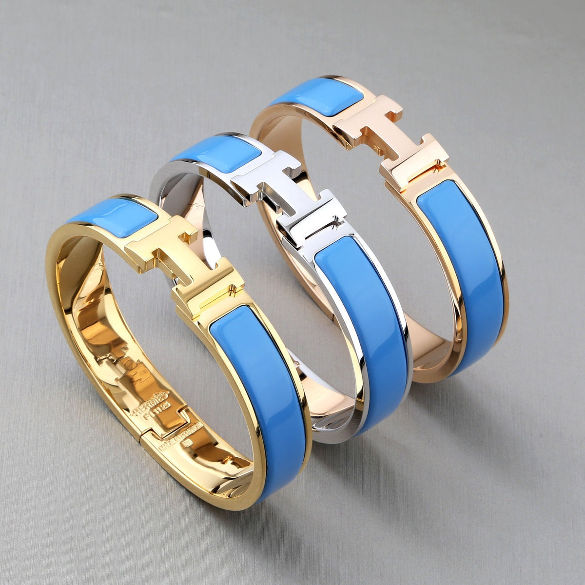 [Plus&Max]H BRACELET TURQUOISE 12MM