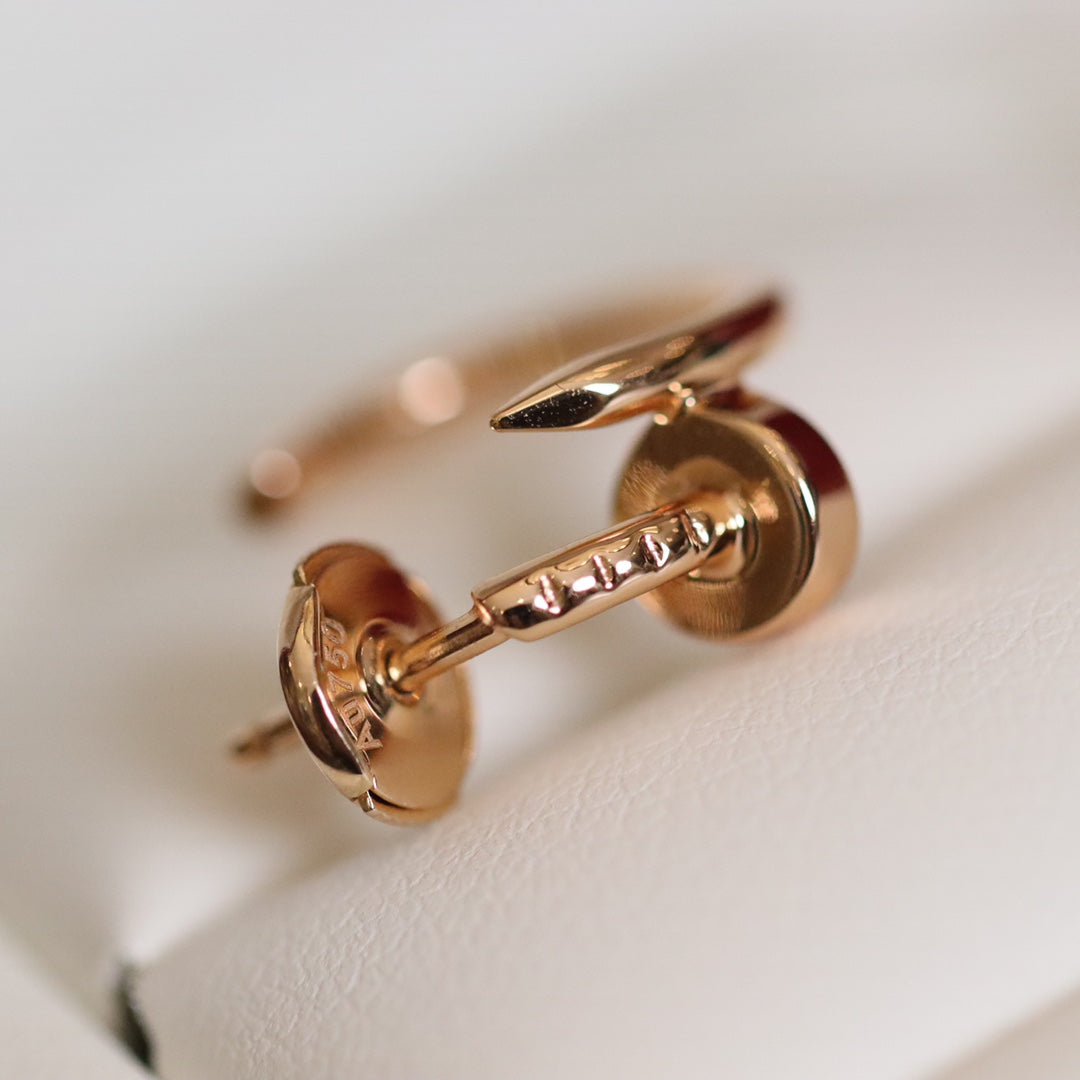 [Plus&Max]JUSTE EARRINGS PINK GOLD