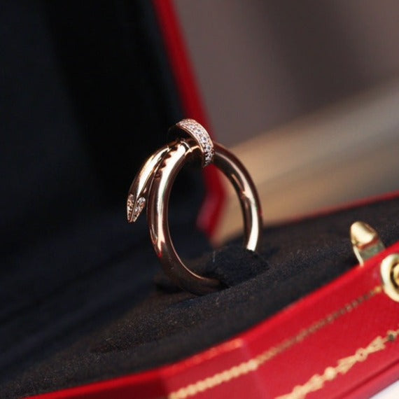 [Plus&Max]JUSTE RING 2.65MM PINK GOLD DIAMOND