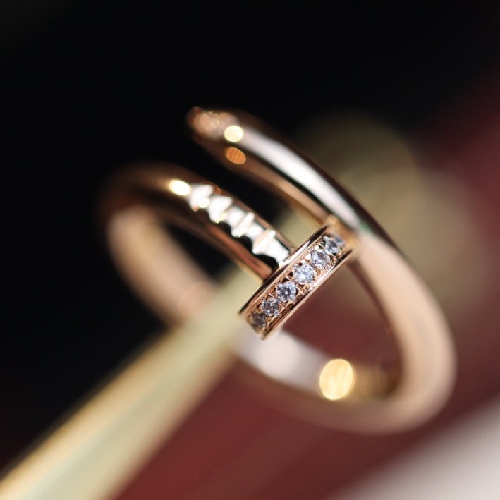 [Plus&Max]JUSTE RING 2.65MM PINK GOLD DIAMOND