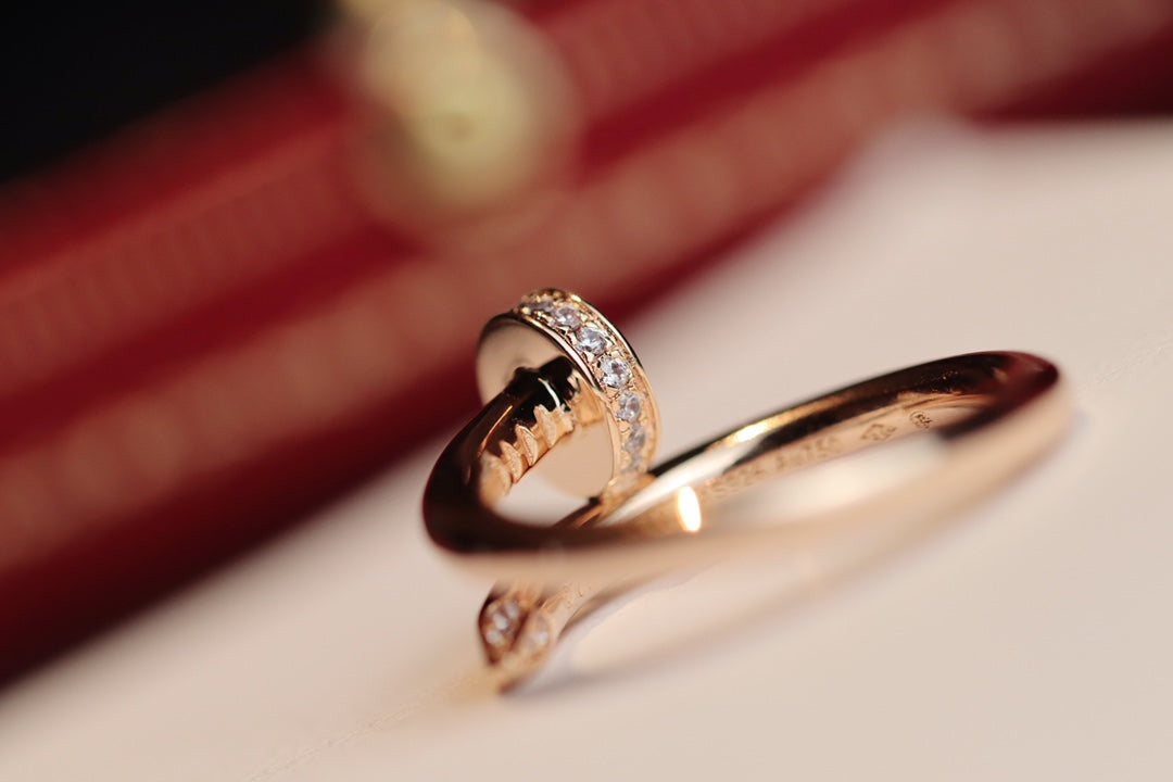 [Plus&Max]JUSTE RING 2.65MM PINK GOLD DIAMOND