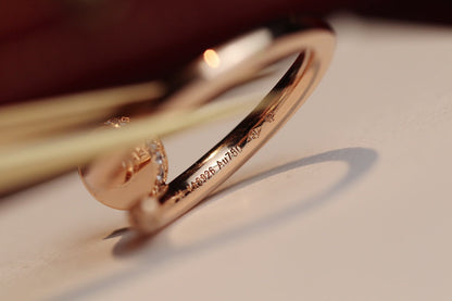 [Plus&Max]JUSTE RING 2.65MM PINK GOLD DIAMOND