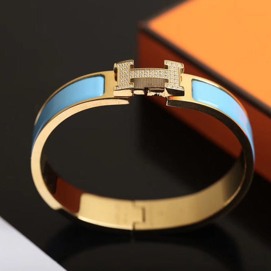 [Plus&Max]H CLOUD BLUE BRACELET GOLD DIAMOND