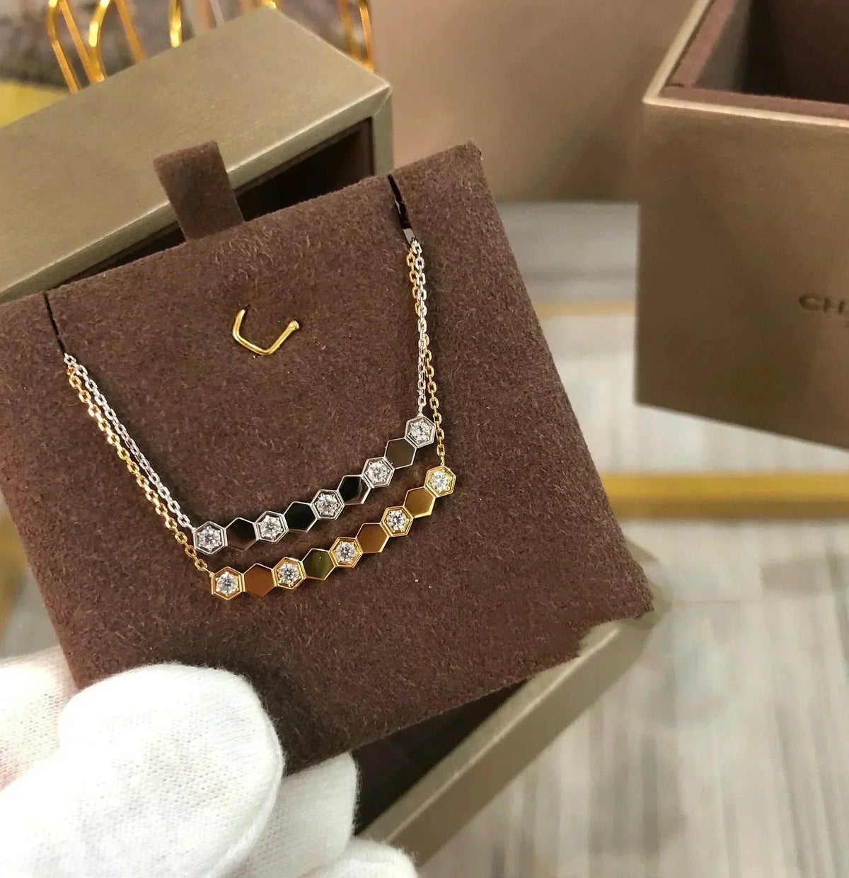 [Plus&Max]BEE LOVE NECKLACE DIAMOND
