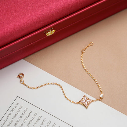 [Plus&Max]STAR 1 DIAMOND PINK GOLD BRACELET