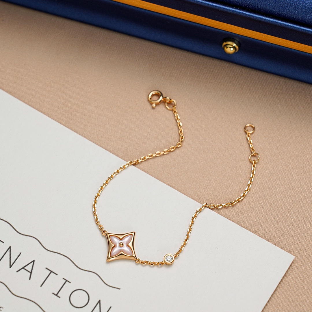 [Plus&Max]STAR 1 DIAMOND PINK GOLD BRACELET