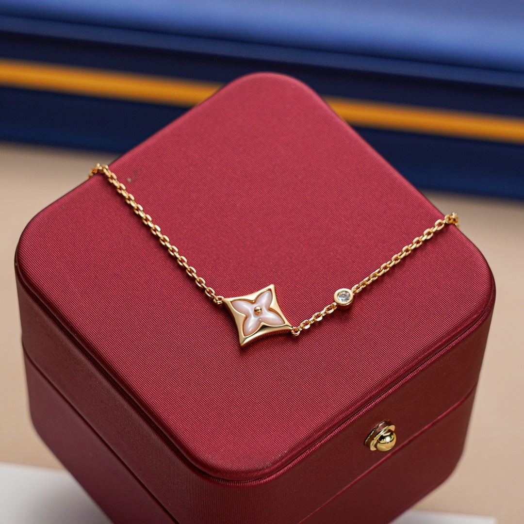 [Plus&Max]STAR 1 DIAMOND PINK GOLD BRACELET