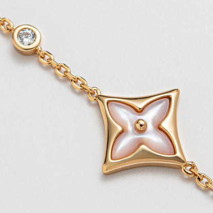 [Plus&Max]STAR 1 DIAMOND PINK GOLD BRACELET