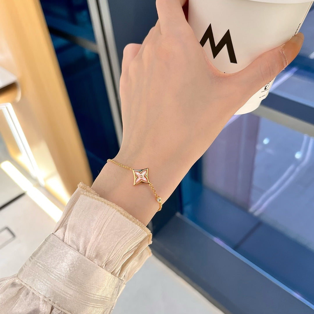 [Plus&Max]STAR 1 DIAMOND PINK GOLD BRACELET