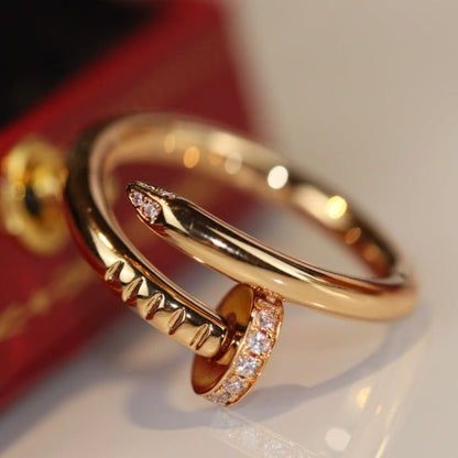 [Plus&Max]JUSTE RING 2.65MM GOLD DIAMOND