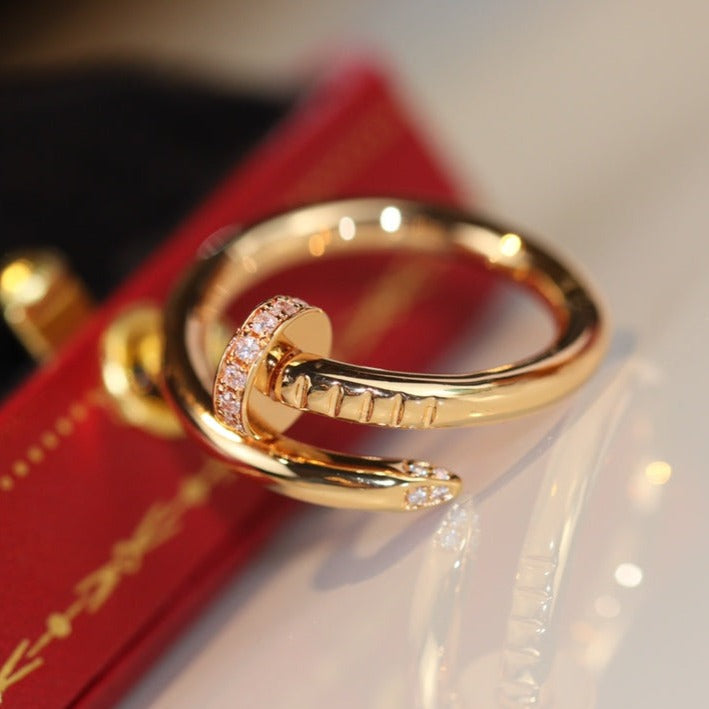 [Plus&Max]JUSTE RING 2.65MM GOLD DIAMOND