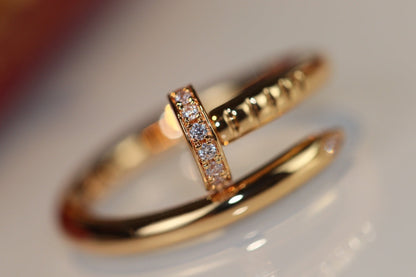 [Plus&Max]JUSTE RING 2.65MM GOLD DIAMOND