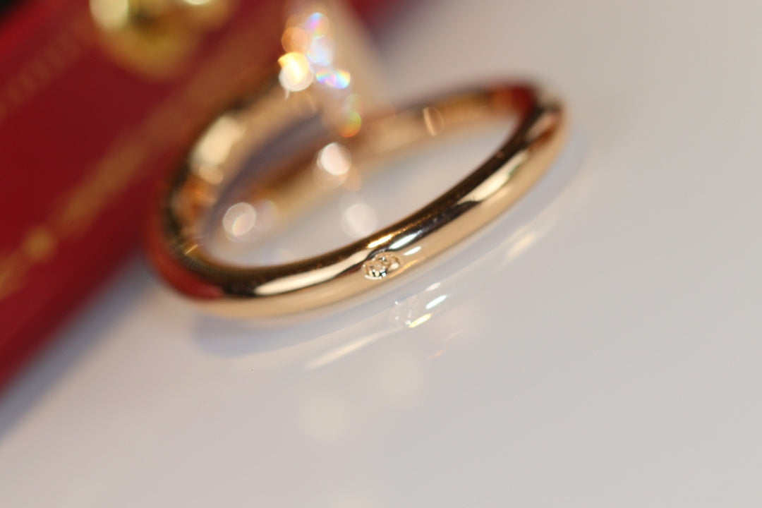 [Plus&Max]JUSTE RING 2.65MM GOLD DIAMOND